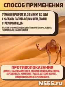 Капсулы Шафия Верблюжье молоко и урина фото 3